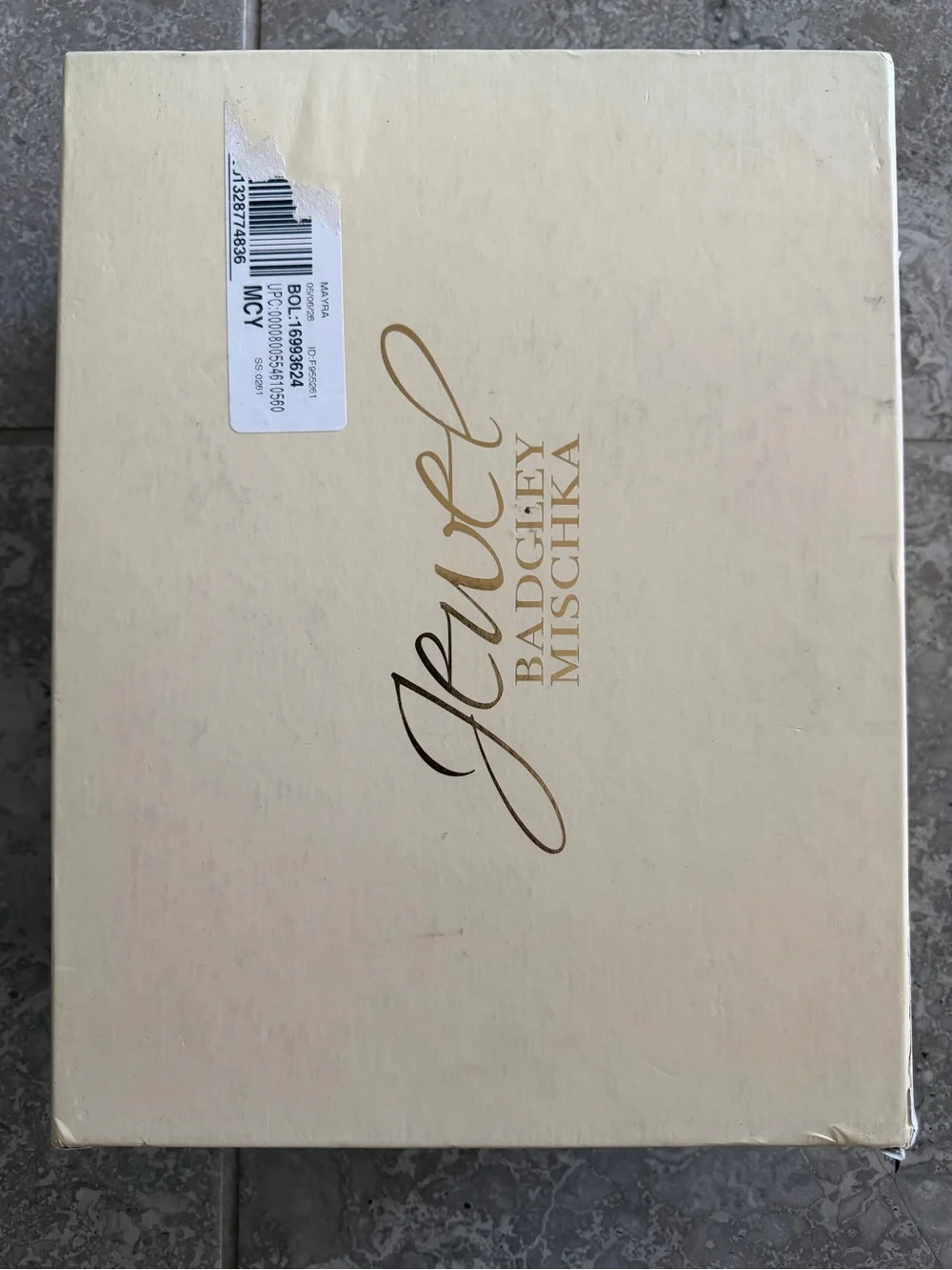 Jewel Badgley Mischka Mayra Block Heel Evening Embellished Sandals, Size 11, NEW